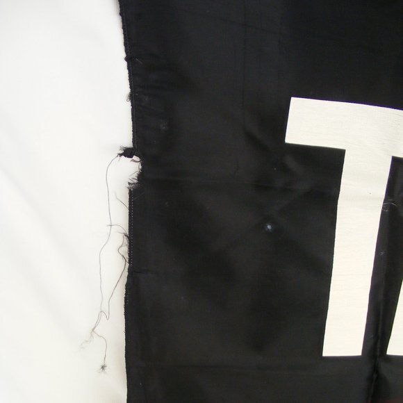 THE WHO Satin Banner/Flag, OS, Vintage, Black - Picture 8 of 10